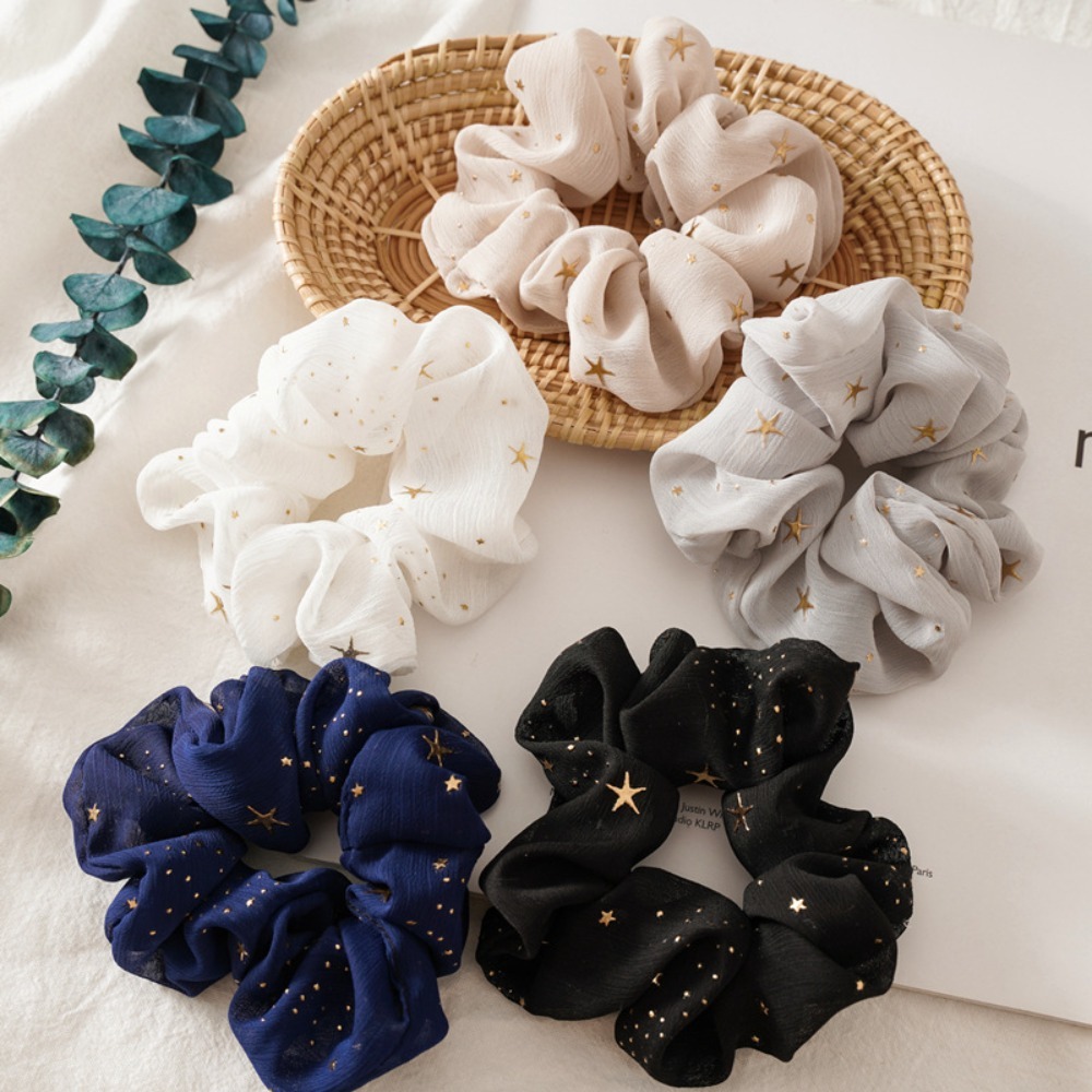 1/5pcs Print Scrunchie Dreamy  - Vintage Fashion Looks ulasan dan harga