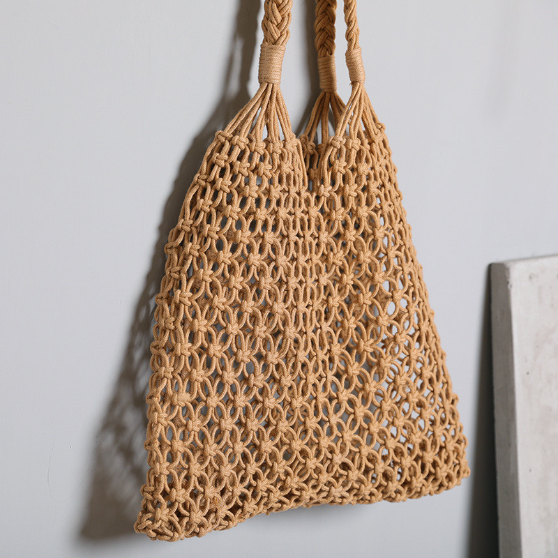 Women Large Capacity Straw Han - Vintage Fashion Shop ulasan dan harga